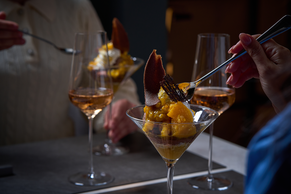 d’ici（ディシ） 大人のデザートコース_オレンジ ショコラ パフェ